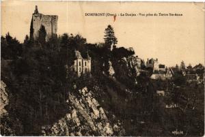 CPA DOMFRONT - Le Donjon - Vue prise du Tertre Ste-Anne (195455)
