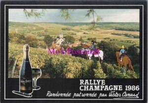 Food & Drink Postcard - Rallye Champagne 1986, Alcohol, Vineyard RR21120