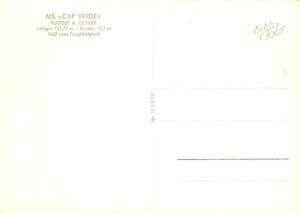 MS Cap Vere CAP Ship Postcard