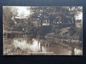 Sussex POYNINGS The Haunted Pool - Old RP Postcard