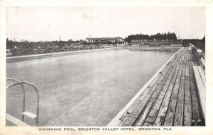 Brighton Florida Brighton Valley Hotel Swimming Pool Vintage Postcard AA24844