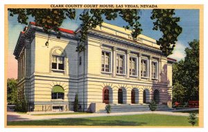 Postcard COURT HOUSE SCENE Las Vegas Nevada NV AS6616