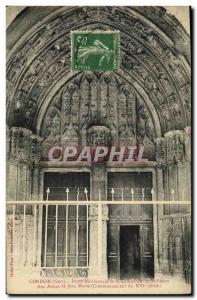 Old Postcard Condom Meridionale Door of the Cathedral of St Pierre Aux Armes ...