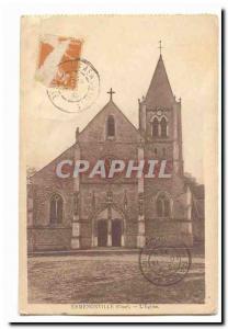 Ermenonville Old Postcard L & # 39eglise