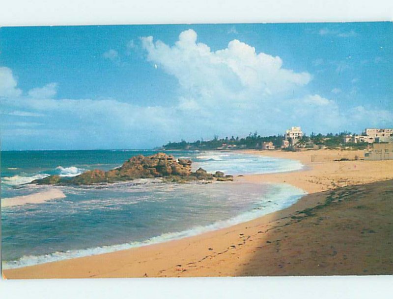 Pre-1980 WHITE SAND BEACH Published In Santurce - San Juan Puerto Rico PR AE9343