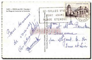 Life Cross Postcard Old Beach and the corniche road