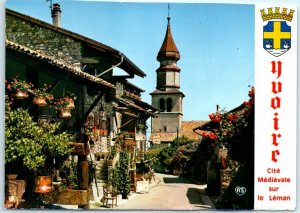 M-13552 Medieval city on the French bank Lake Geneva Yvoire France