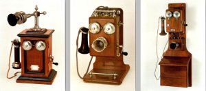 3~4X6 Postcards BERN, Switzerland PTT~Communication Museum WALL/TABLE TELEPHONES