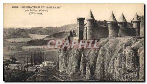 Postcard Old Chateau of Saillans near St Flour Cantal XVI century