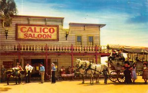 The Calico Saloon By Paul V. Klieben Ghost, California USA View Postcard Back...