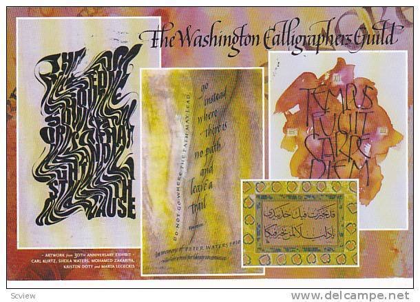 Washington Calligraphers Guild , 2009 Exhibit , Chevy Chase , Maryland