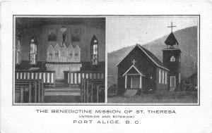 br106310 benedictine mission of st theresa port alice BC canada