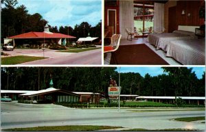 Postcard FL Ocala Howard Johnson's Motor Lodge & Restaurant Route 27 1960s J5