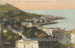 Vue sur Bab-el-Oued et ND D'Afrique Alger Algeria Africa Postcard