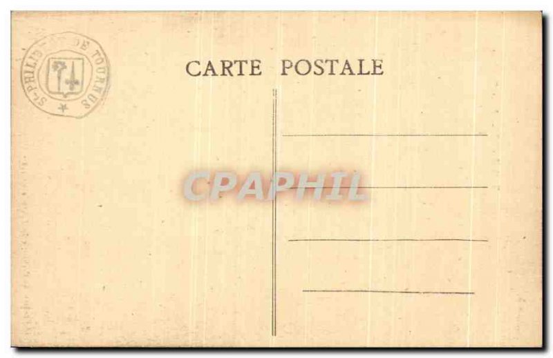 Old Postcard Tournus Saint Philibert Facade