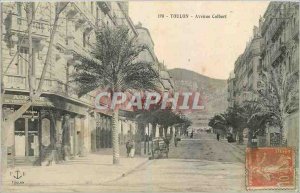 Old Postcard Toulon Avenue Colbert