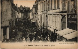 CPA AK HESDIN - Le Marché au beurre (116925)