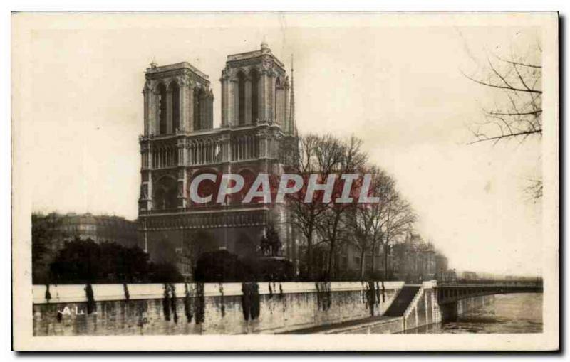 Paris Old Postcard Notre Dame