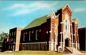 Palmyra, MO Missouri  BAPTIST CHURCH  Marion County  VINTAGE Chrome Postcard