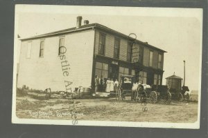 Sabin MINNESOTA RPPC c1910 GENERAL STORE Post Office nr Moorhead Barnesville