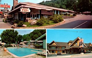 Tennessee Gatlinburg Greystone Motel #1 and #2 1973