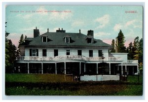 c1910 Maison Du Duc De Kent Montmorency Falls Quebec Canada Antique Postcard 