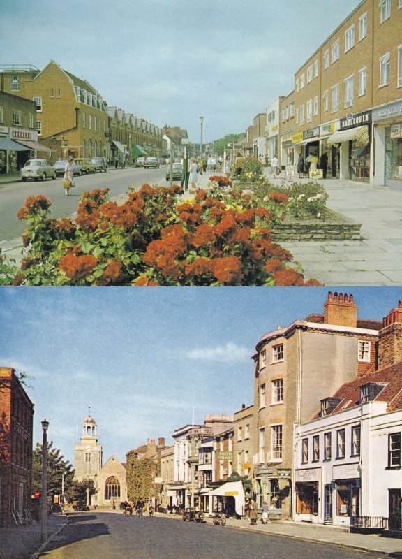 Hampshire Chemists Opticians Kodak 2x 1970s Postcard s