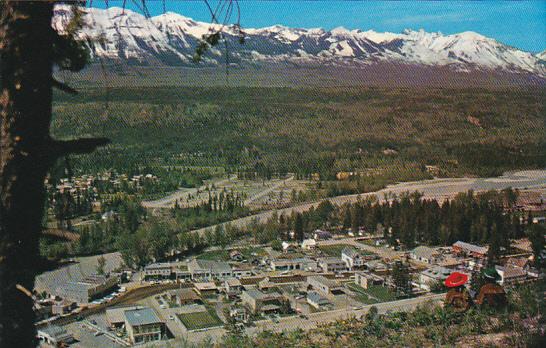 Canada Aerial View Golden British Columbia