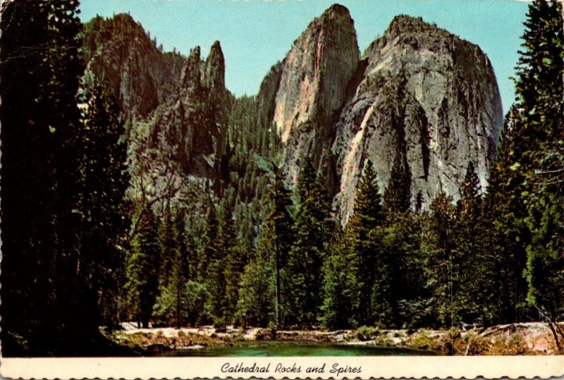 Yosemite National Park Cathedral Rocks and Spires