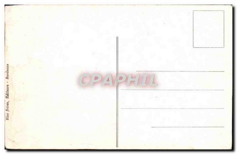 Old Postcard Bordeaux Bridge over the Garonne