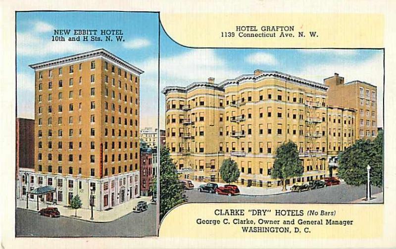 Hotel Grafton 1139 Connecticut Ave. N.W Washington DC Linen