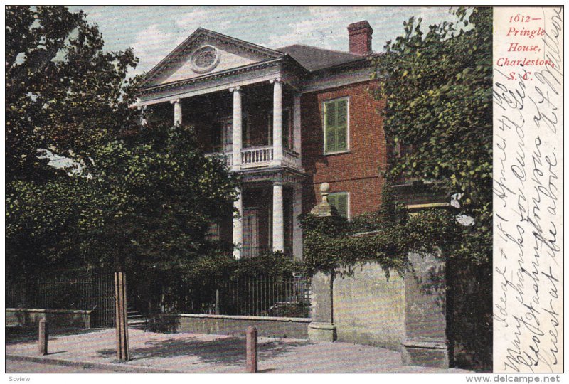 CHARLESTON, South Carolina, PU-1907; Pringle House