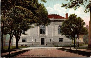 Vintage Michigan Postcard - Grand Rapids - Michigan Ryerson Library