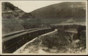 Veracruz Vera Cruz Mexico RR Train Maltrata Buzones Cancel Real Photo Postcard