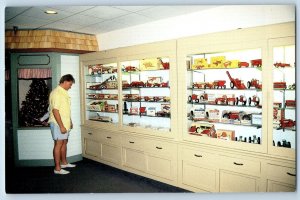 Dyersville Iowa IA Postcard Home Of National Farm Toy Museum Scene c1960 Vintage