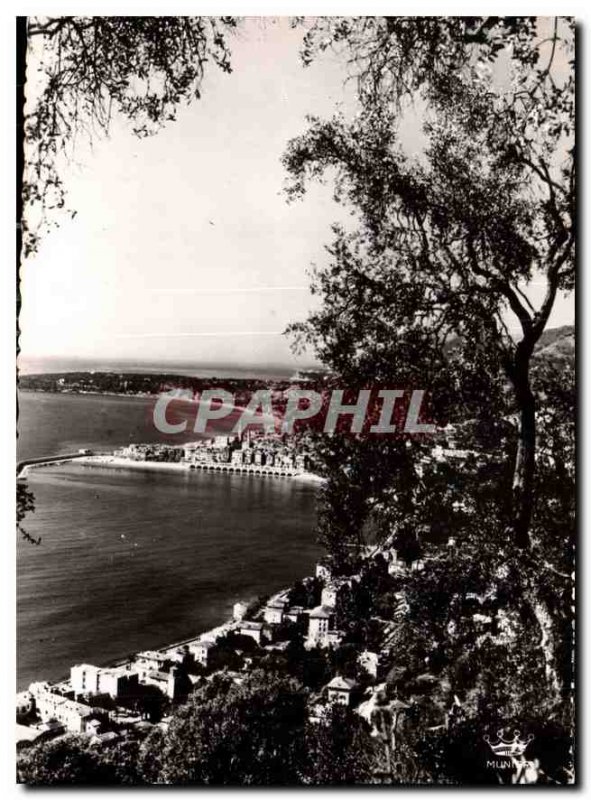 Postcard General view Moderne Menton and Cap Martin