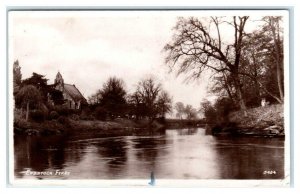 RPPC ERBISTOCK, Wales, UK ~ View of ERBISTOCK FERRY 1950  Postcard