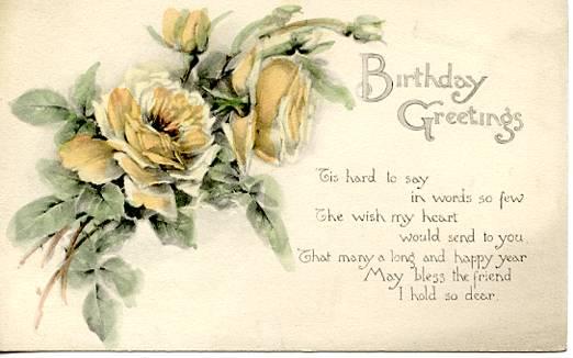 Greeting - Birthday