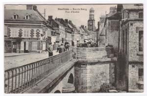 Pont d'Authie Rue du Bourg Doullens Somme France 1910c postcard