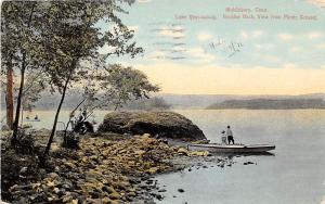 Boating Lake Quassapaug Middlebury Connecticut 1911 postcard