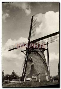 Postcard Modern Hollands Molenlandschap