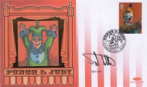 Syd of Little & Large TV Comedy Show Punch & Judy Hand Signed FDC