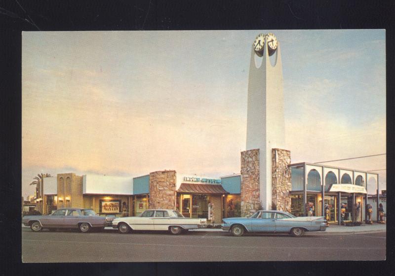 SCOTTSDALE ARIZONA MCGEE'S INDIAN MUSEUM 1960's CARS VINTAGE POSTCARD