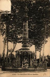 CPA LURE - Le Monument 1870 au Cimetiere (636106)