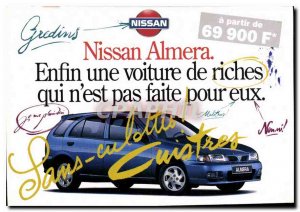Old Postcard Finally Nissan Almera car pat rich that is made for them Automobile