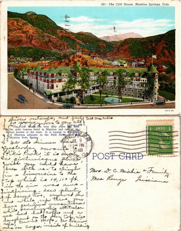 The Cliff House, Manitou Springs, Colo.