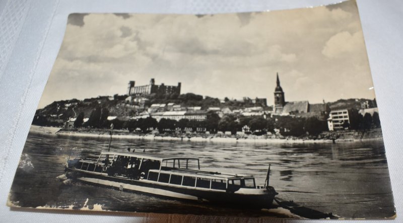 Bratislava Slovakia from the river Postcard