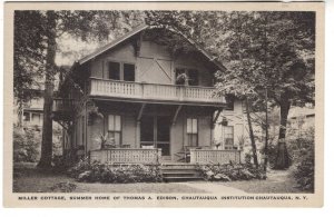 Miller Cottage, Home of Thomas A Edison, Chautaugua Institution, New York