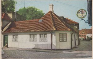 Hans Andersons House Odense Old Denmark Postcard