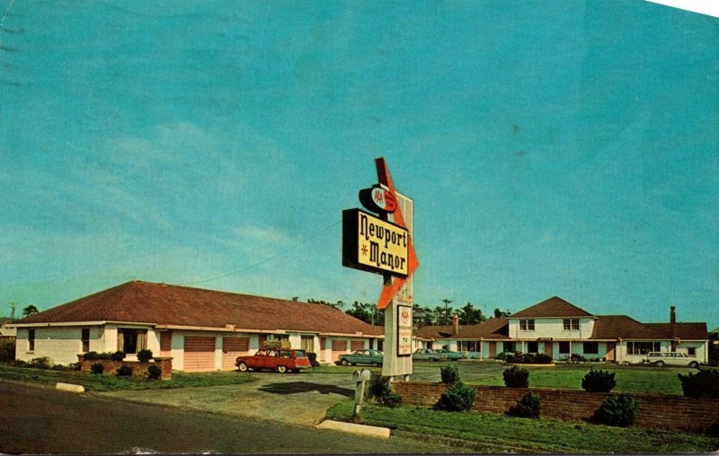 Oregon Newport The Newport Manor Motor Hotel 1966